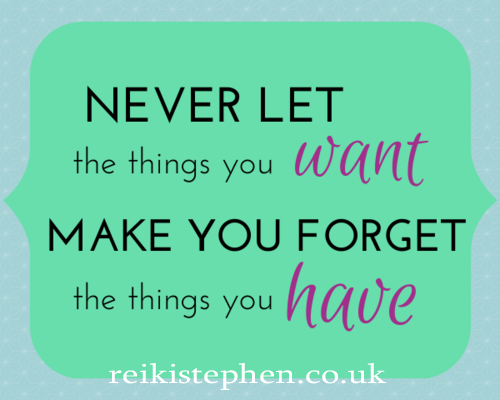 Nevr Let the things you Want …